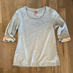 Burberry Gray Tee Shirt